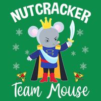 Nutcracker Team Mouse Holiday Christmas Boy Girls Hoodie