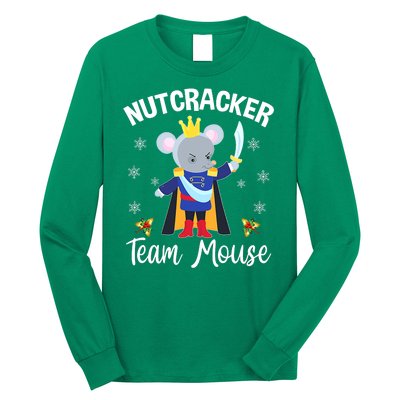 Nutcracker Team Mouse Holiday Christmas Boy Girls Long Sleeve Shirt