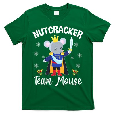 Nutcracker Team Mouse Holiday Christmas Boy Girls T-Shirt