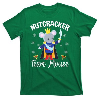 Nutcracker Team Mouse Holiday Christmas Boy Girls T-Shirt