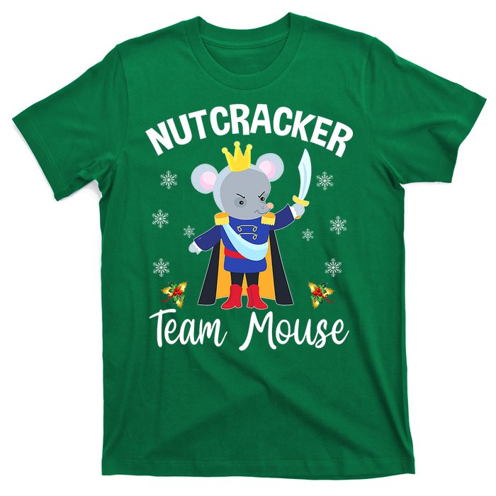 Nutcracker Team Mouse Holiday Christmas Boy Girls T-Shirt