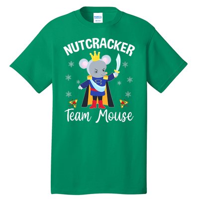 Nutcracker Team Mouse Holiday Christmas Boy Girls Tall T-Shirt