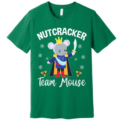 Nutcracker Team Mouse Holiday Christmas Boy Girls Premium T-Shirt