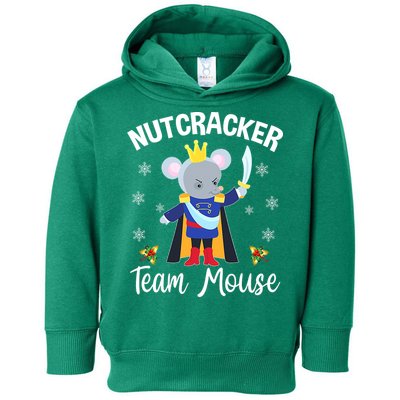 Nutcracker Team Mouse Holiday Christmas Boy Girls Toddler Hoodie
