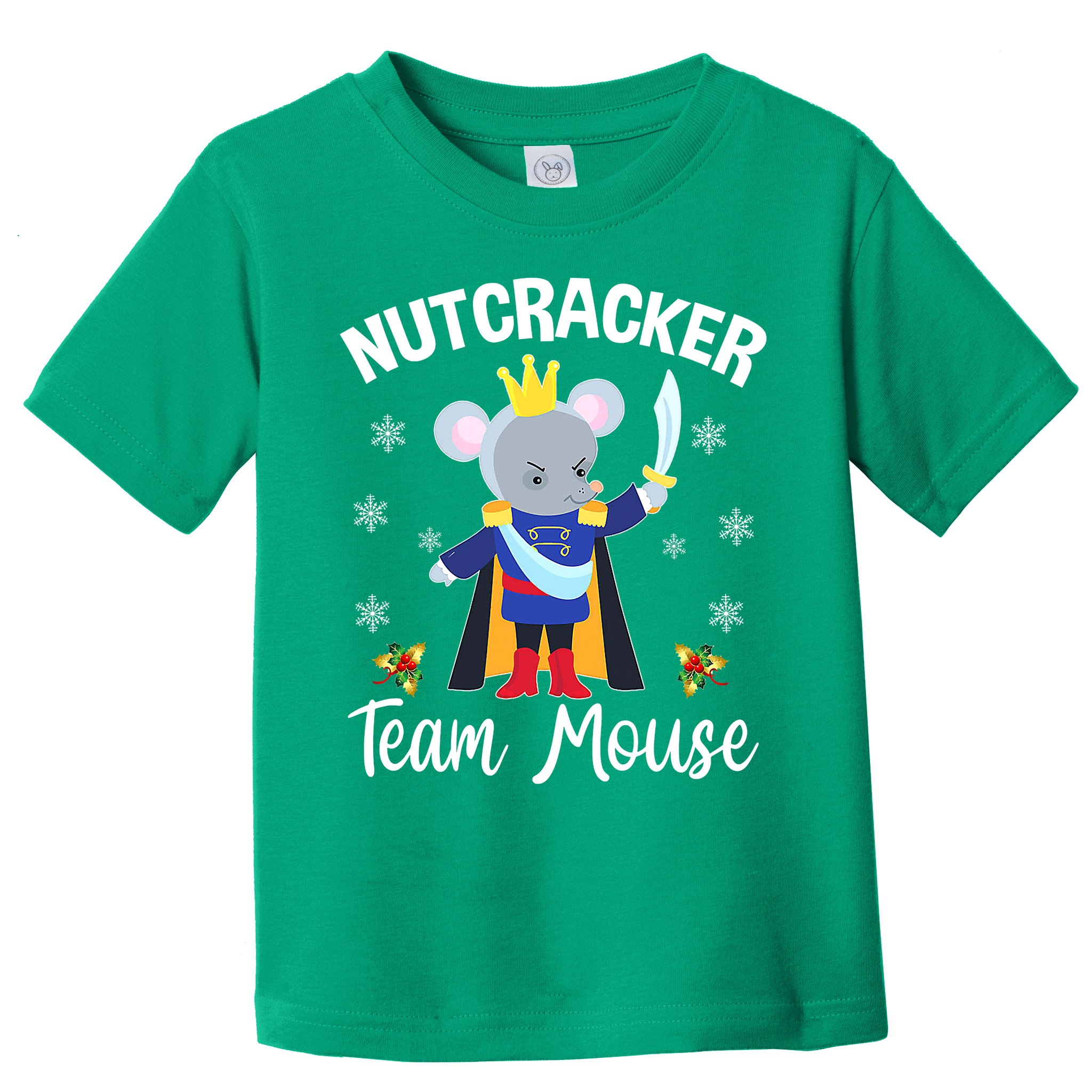 Nutcracker Team Mouse Holiday Christmas Boy Girls Toddler T-Shirt