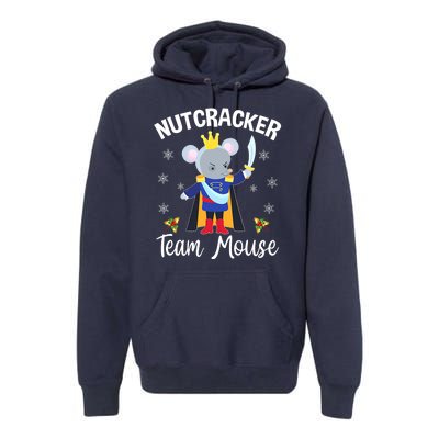 Nutcracker Team Mouse Holiday Christmas Boy Girls Premium Hoodie