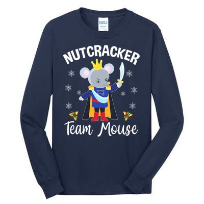 Nutcracker Team Mouse Holiday Christmas Boy Girls Tall Long Sleeve T-Shirt