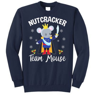 Nutcracker Team Mouse Holiday Christmas Boy Girls Tall Sweatshirt