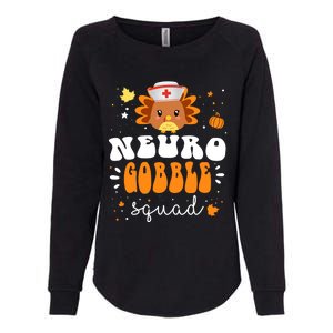 Neurology Turkey Matching Neuro Gobble Squad Thanksgiving Great Gift Womens California Wash Sweatshirt