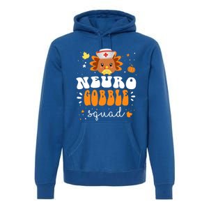 Neurology Turkey Matching Neuro Gobble Squad Thanksgiving Great Gift Premium Hoodie