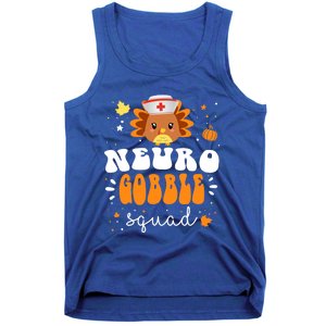 Neurology Turkey Matching Neuro Gobble Squad Thanksgiving Great Gift Tank Top