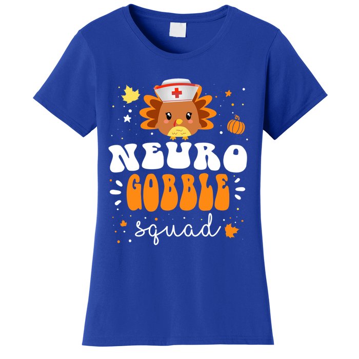 Neurology Turkey Matching Neuro Gobble Squad Thanksgiving Great Gift Women's T-Shirt