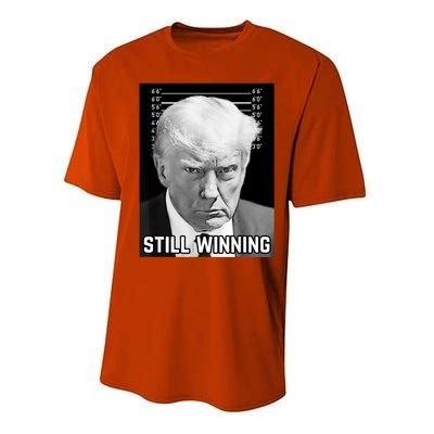 New Trump Mug Shot Still Winning Donald Trump 2024 Performance Sprint T-Shirt