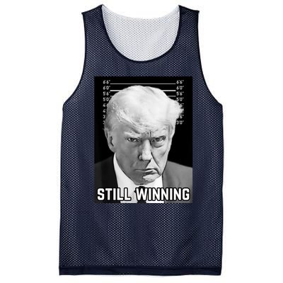 New Trump Mug Shot Still Winning Donald Trump 2024 Mesh Reversible Basketball Jersey Tank