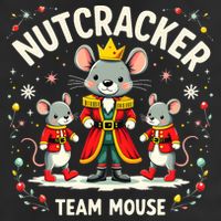 Nutcracker Team Mouse Christmas Ballet Gift Merry Christmas 7 Panel Mesh Trucker Snapback Hat