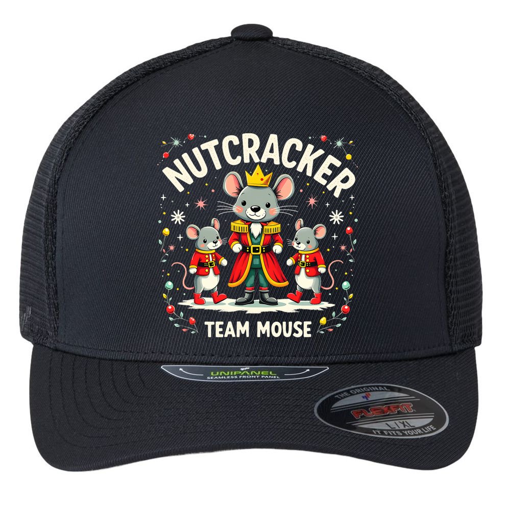 Nutcracker Team Mouse Christmas Ballet Gift Merry Christmas Flexfit Unipanel Trucker Cap