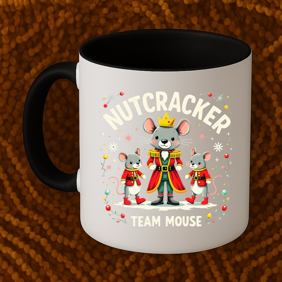 Nutcracker Team Mouse Christmas Ballet Gift Merry Christmas Mug