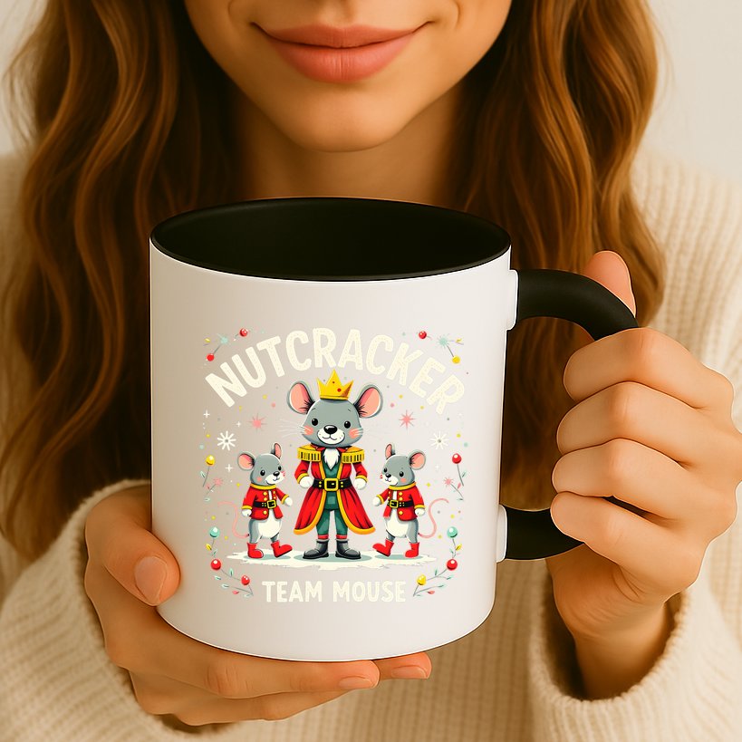Nutcracker Team Mouse Christmas Ballet Gift Merry Christmas Mug