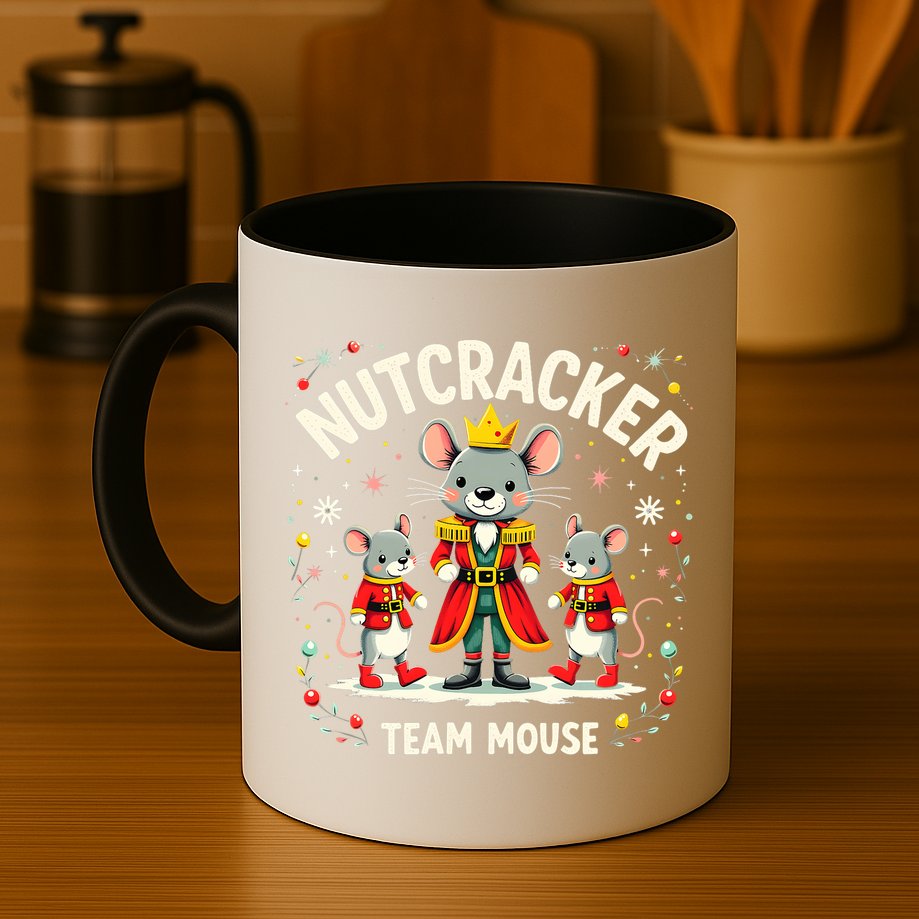 Nutcracker Team Mouse Christmas Ballet Gift Merry Christmas Mug