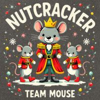 Nutcracker Team Mouse Christmas Ballet Gift Merry Christmas Cotton Canvas Backpack