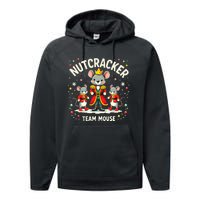 Nutcracker Team Mouse Christmas Ballet Gift Merry Christmas Performance Fleece Hoodie