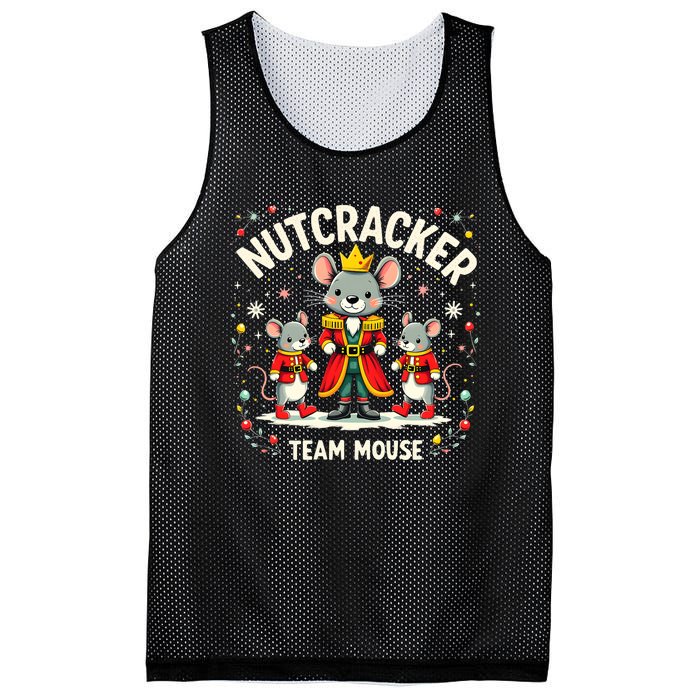 Nutcracker Team Mouse Christmas Ballet Gift Merry Christmas Mesh Reversible Basketball Jersey Tank