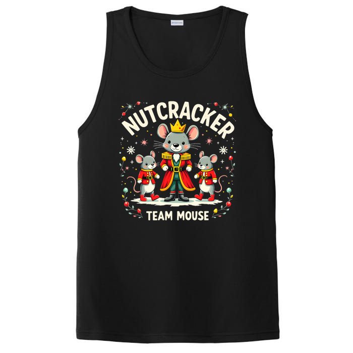 Nutcracker Team Mouse Christmas Ballet Gift Merry Christmas PosiCharge Competitor Tank