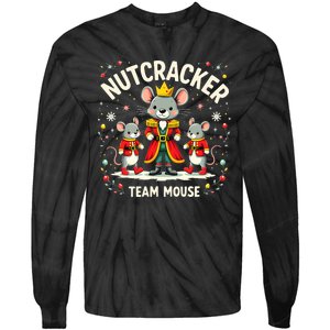 Nutcracker Team Mouse Christmas Ballet Gift Merry Christmas Tie-Dye Long Sleeve Shirt