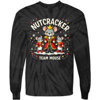 Nutcracker Team Mouse Christmas Ballet Gift Merry Christmas Tie-Dye Long Sleeve Shirt