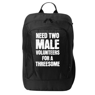 Need Two Male Volunteers For A Threesome City Backpack