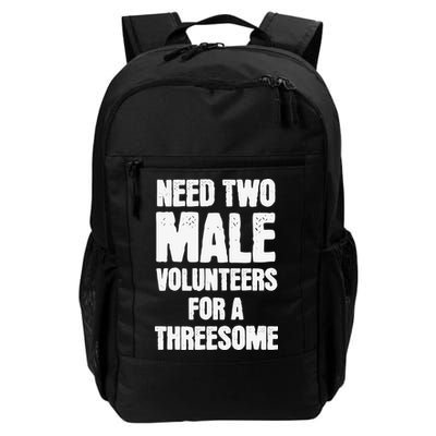 Need Two Male Volunteers For A Threesome Backpack