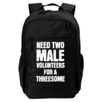 Need Two Male Volunteers For A Threesome Backpack