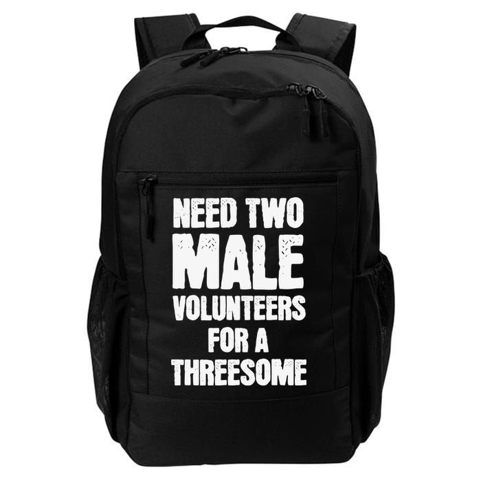 Need Two Male Volunteers For A Threesome Backpack