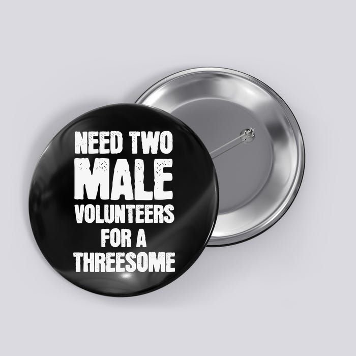 Need Two Male Volunteers For A Threesome Button