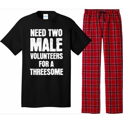 Need Two Male Volunteers For A Threesome Pajama Set