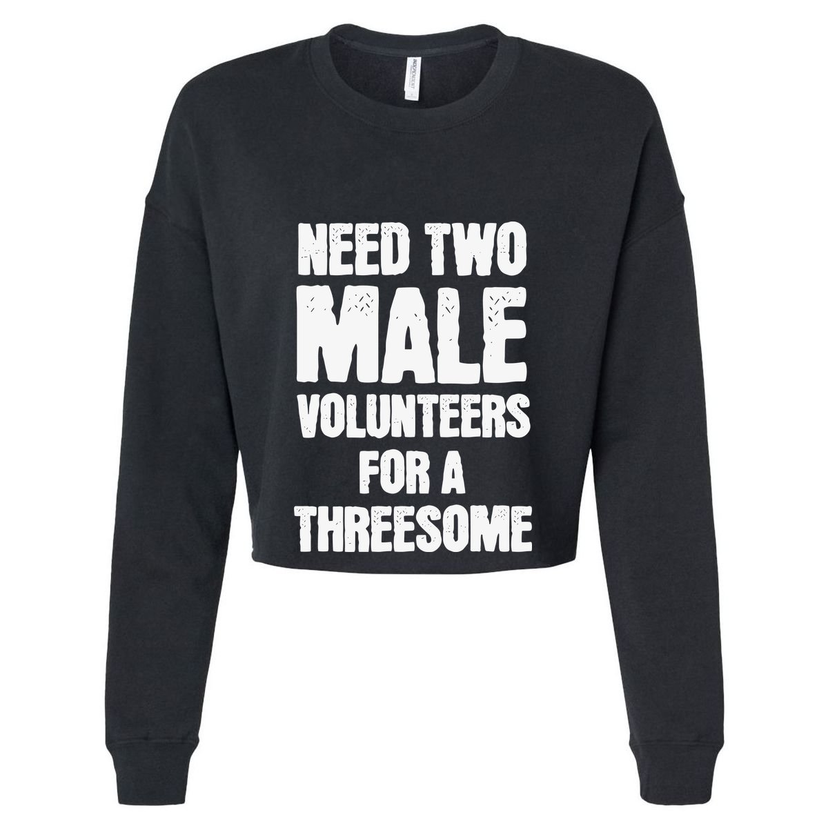 Need Two Male Volunteers For A Threesome Flat Bill Trucker Hat