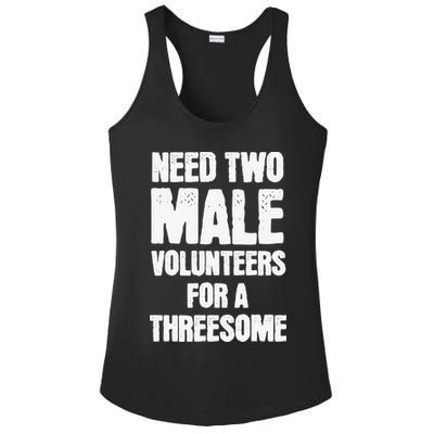 Need Two Male Volunteers For A Threesome Ladies PosiCharge Competitor Racerback Tank