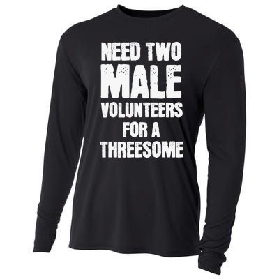 Need Two Male Volunteers For A Threesome Cooling Performance Long Sleeve Crew