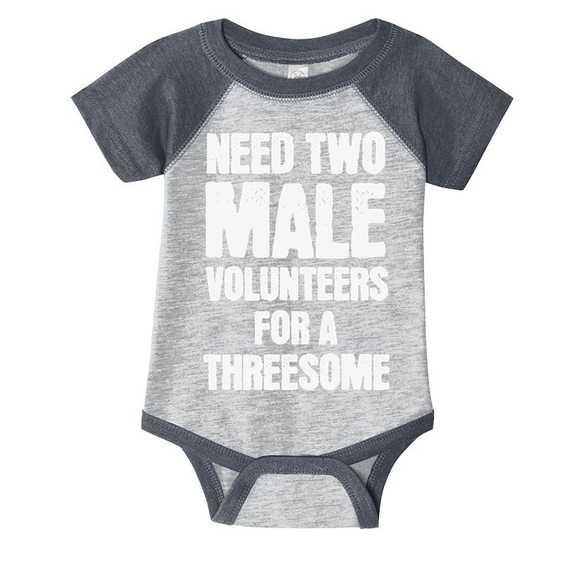 Need Two Male Volunteers For A Threesome Infant Baby Jersey Bodysuit