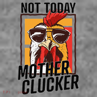 Not Today Mother Clucker Cool Chicken Lover Pun Farming Sustainable Beanie