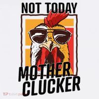 Not Today Mother Clucker Cool Chicken Lover Pun Farming Wool Snapback Cap