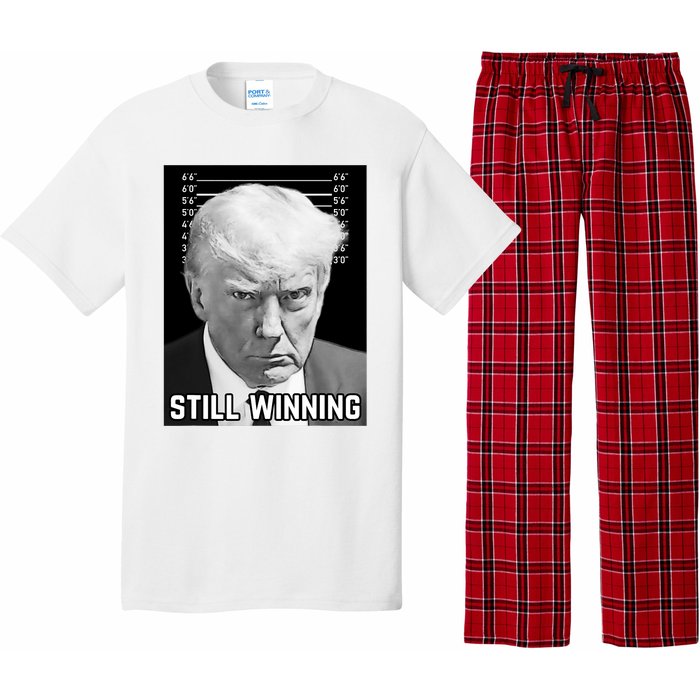 New Trump Mug Shot Still Winning Donald Trump 2024 Pajama Set