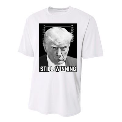 New Trump Mug Shot Still Winning Donald Trump 2024 Performance Sprint T-Shirt