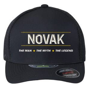 Novak The Man The Myth The Legend Myth Legend Name Flexfit Unipanel Trucker Cap