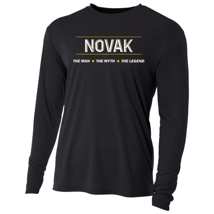 Novak The Man The Myth The Legend Myth Legend Name Cooling Performance Long Sleeve Crew