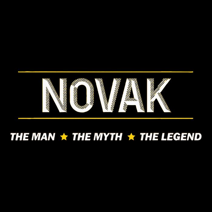 Novak The Man The Myth The Legend Myth Legend Name Baby Bodysuit