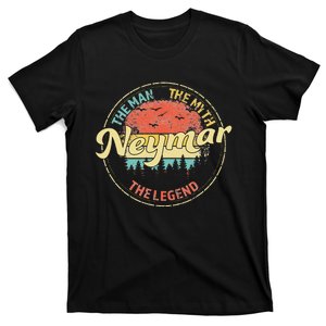 Neymar The Man The Myth The Legend Personalized Name T-Shirt