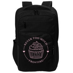 Never Too Much Frosting Cupcake Baker Impact Tech Backpack