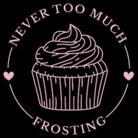Never Too Much Frosting Cupcake Baker Flatbill Hat