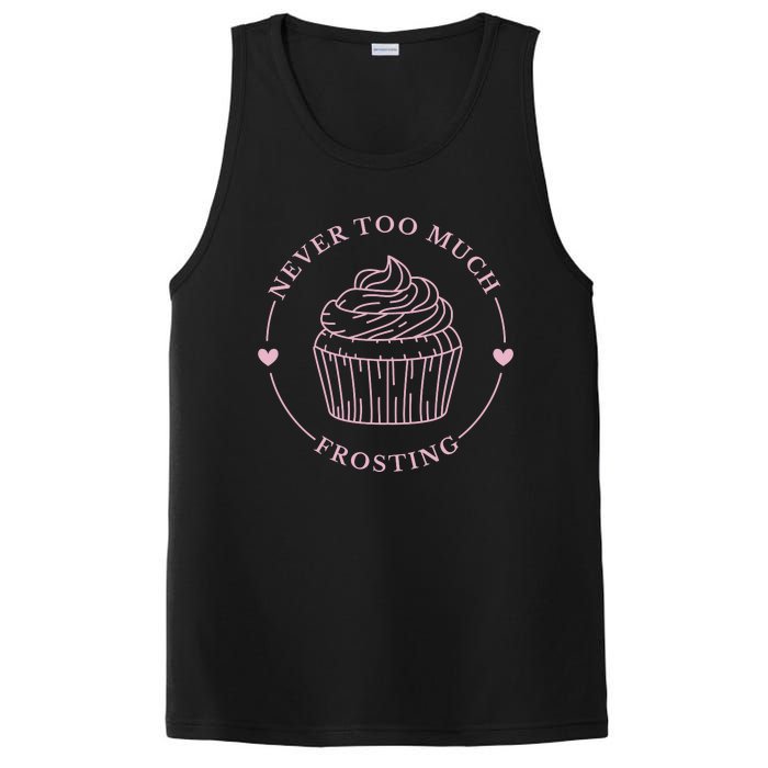 Never Too Much Frosting Cupcake Baker PosiCharge Competitor Tank